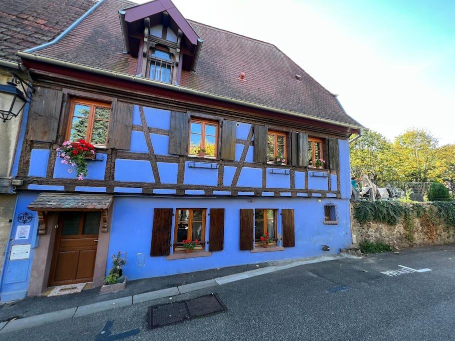 La Jolie Maison Bleue, Au Coeur De L'Alsace Кайзерсберг Экстерьер фото